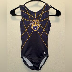 LSU Black and Gold Tiger Leotard
